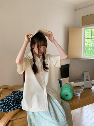 lapel casual shirt