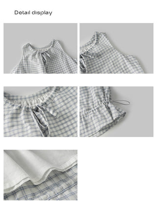 plaid sling Top