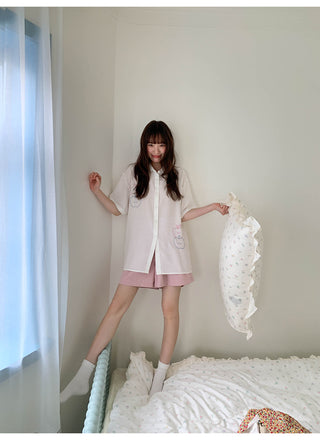 white embroidered shirt