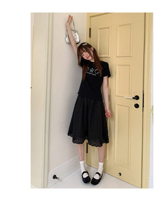 high waist skirt