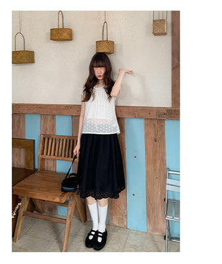 high waist skirt