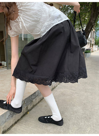 high waist skirt