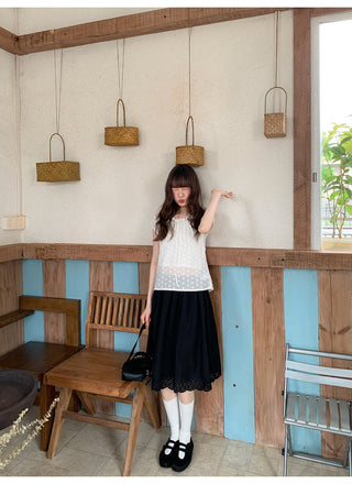 high waist skirt