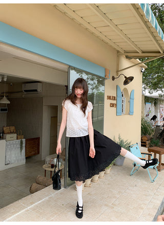 high waist skirt