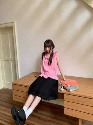 high waist skirt