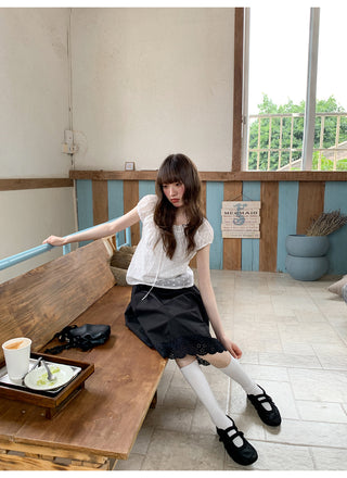 high waist skirt