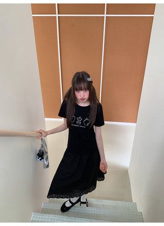 high waist skirt