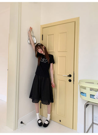 high waist skirt