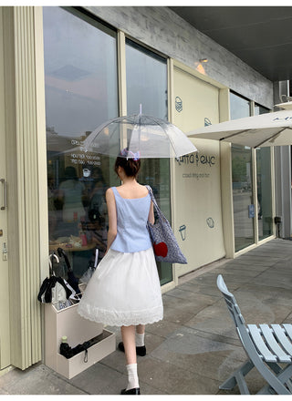 high waist skirt