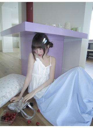 blue bud skirt