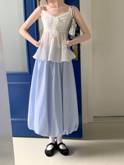 blue bud skirt