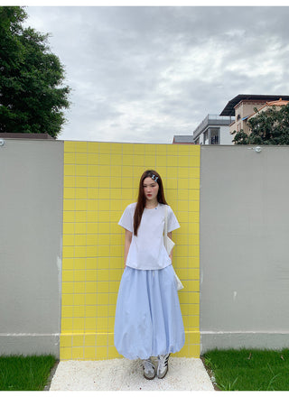 blue bud skirt