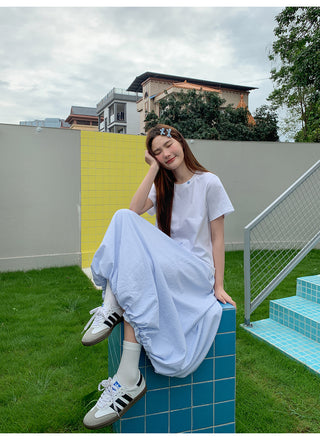 blue bud skirt
