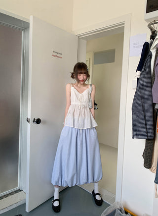 blue bud skirt