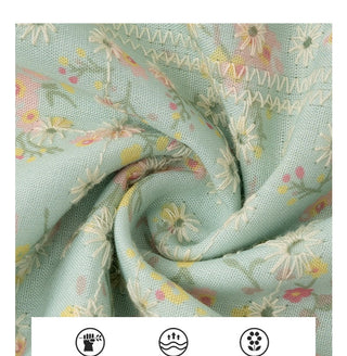 embroidery floral skirt