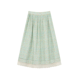 embroidery floral skirt