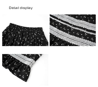 lace floral skirt