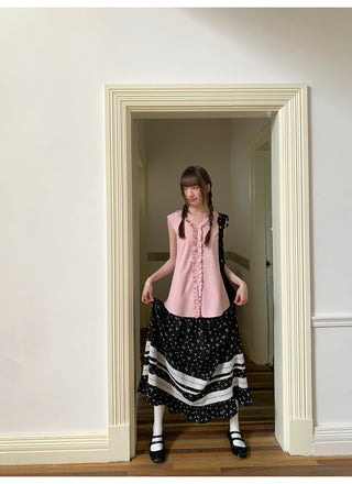 lace floral skirt