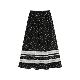 lace floral skirt