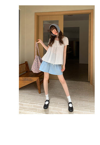 wide-leg shorts