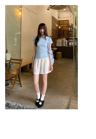 wide-leg shorts