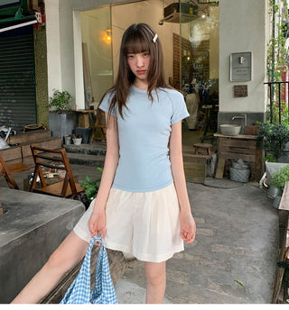 wide-leg shorts