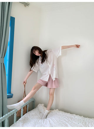 wide-leg shorts