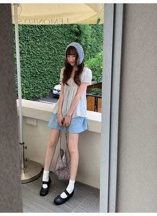 wide-leg shorts