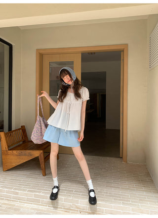 wide-leg shorts