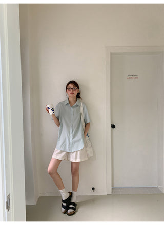 wide-leg shorts