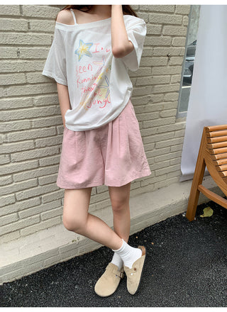 wide-leg shorts