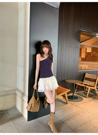 floral drawstring Top