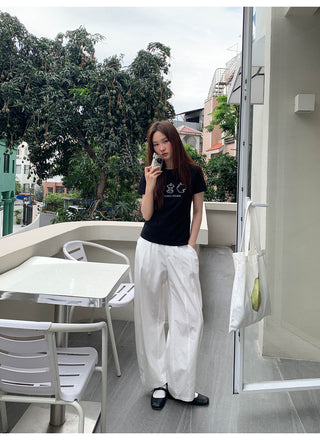 white carrot pants