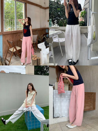 white carrot pants
