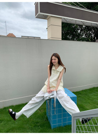 white carrot pants