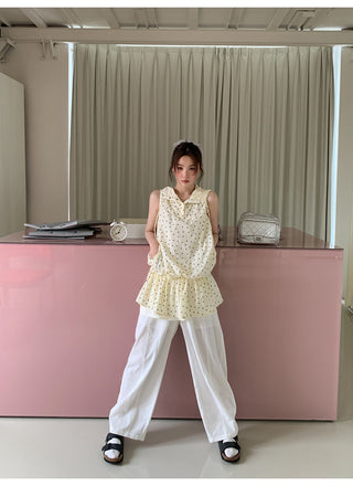 white carrot pants