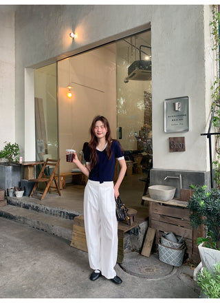 white carrot pants