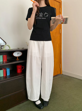 white carrot pants