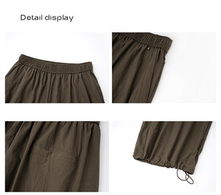 drawstring overalls