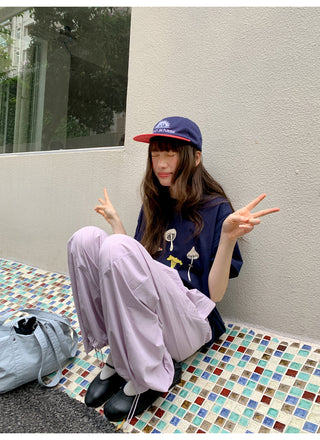 drawstring overalls