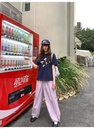 drawstring overalls