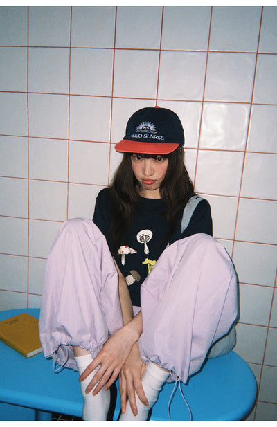 drawstring overalls