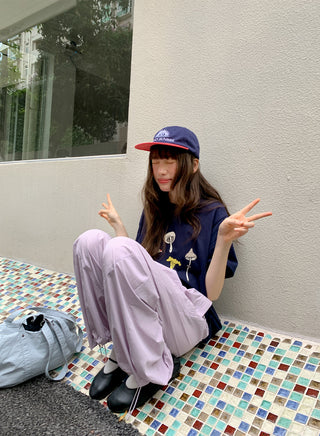 drawstring overalls