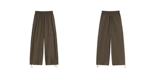 drawstring overalls