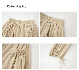 lace-up trousers