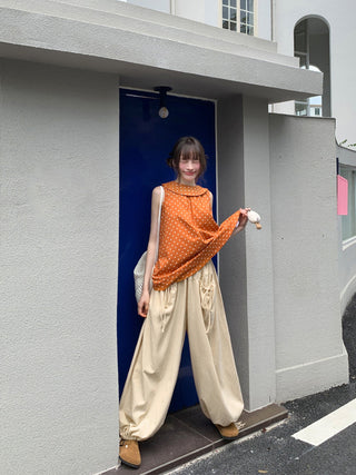 lace-up trousers