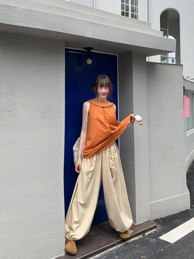 lace-up trousers
