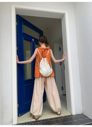lace-up trousers