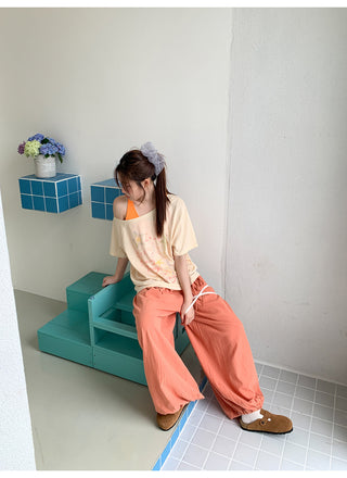 lace-up trousers