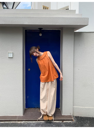 lace-up trousers